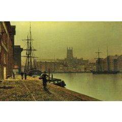 Gloucester Docks Painting Reproduction