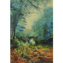 A Wooded Valley Painting Reproduction