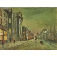 Liverpool Docks Painting Reproduction