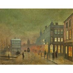 Liverpool Docks Painting Reproduction