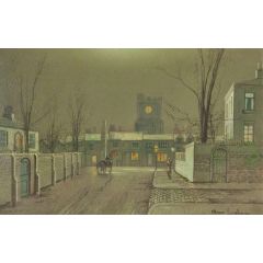 Liverpool Docks Painting Reproduction