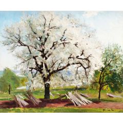 The Flowering Fruit Tree Painting Reproduction