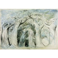 Dante and Virgil Penetrating the Forest Painting Reproduction