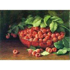 Raspberries Painting Reproduction