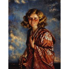 The Smiling Amazon Painting Reproduction