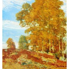 Autumn Hilltop, New England Painting Reproduction