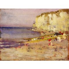 On the Beach, Corsica Painting Reproduction