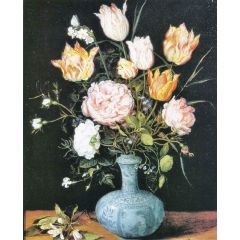 Vase of Flowers Painting Reproduction