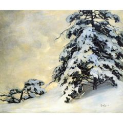 After the Snowfall Painting Reproduction