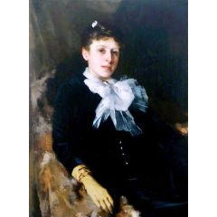 Elizabeth Clark, the Artist’s Wife Painting Reproduction