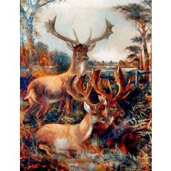 Three Stags Painting Reproduction