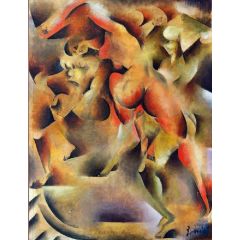 Women Painting Reproduction