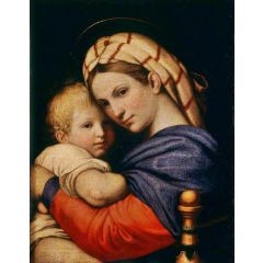 The Madonna and Child (after Rahael) Painting Reproduction