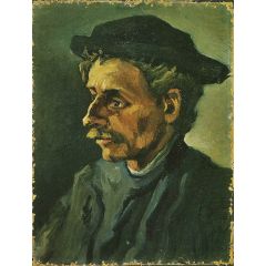 Head of a Man Painting Reproduction