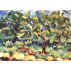 Bather Painting Reproduction