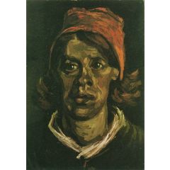 Head of a Woman Painting Reproduction