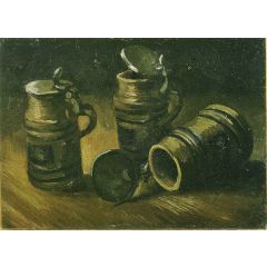 Beer Tankards Painting Reproduction