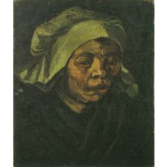 Head of a Woman Painting Reproduction