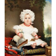 Portrait of Catharina Elisabeth Rente Linsen Painting Reproduction