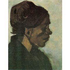 Peasant Woman Head Painting Reproduction