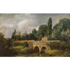 Gillingham Bridge, Dorset Painting Reproduction