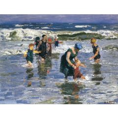 In the Surf Painting Reproduction