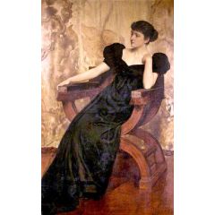 Portrait of an Unknown Woman Painting Reproduction