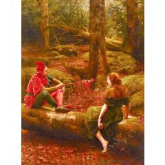 Touchstone and Audrey Painting Reproduction