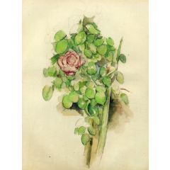 Rose Bush Painting Reproduction