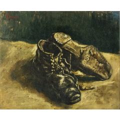 A Pair of Shoes Painting Reproduction