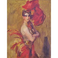 Showgirl at Scala Theatre, The Hague Painting Reproduction