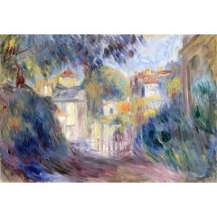 Landscape with Red Roofs Painting Reproduction