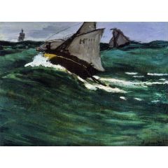 The Green Wave Painting Reproduction