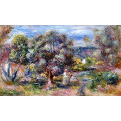 Aloe, Picking at Cagnes Painting Reproduction