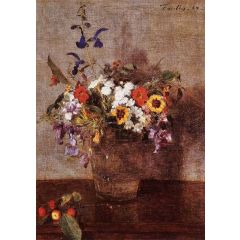 Diverse Flowers Painting Reproduction