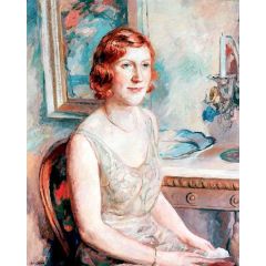 Portrait of a Young Lady Painting Reproduction