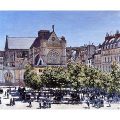 The Church of Saint-Germain-l’Auxerrois Painting Reproduction