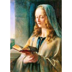 Maiden Meditation Painting Reproduction