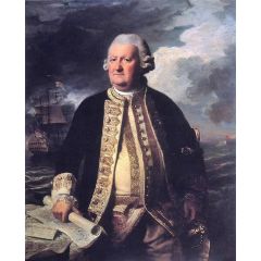 Clark Gayton, Admiral of the White Painting Reproduction