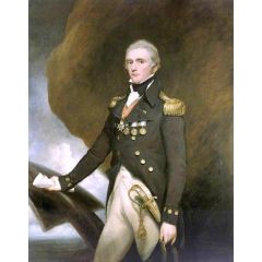 Captain Sir Edward Berry Painting Reproduction