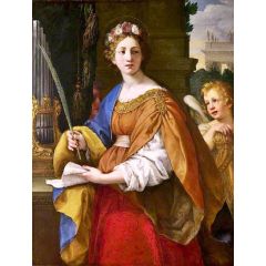 Saint Cecilia Painting Reproduction