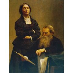 Mr. and Mrs. Edwin Edwards Painting Reproduction