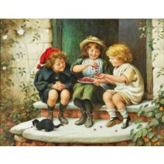 A Bowl of Cherries Painting Reproduction