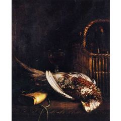 Still Life with Pheasant Painting Reproduction