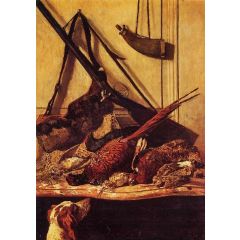 Hunting Trophy Painting Reproduction