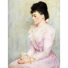 Portrait of a Member of the Perchard Family Painting Reproduction