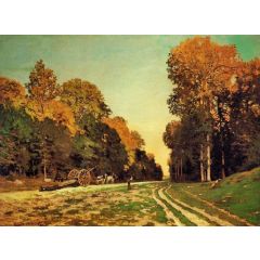 The Road from Chailly to Fontainebleau Painting Reproduction