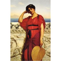 A Classical Lady Painting Reproduction