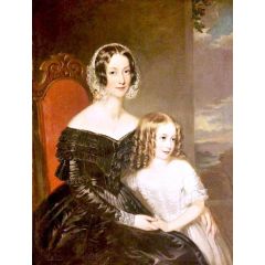 Anne Shaw, Wife of John George Shaw and Daughter of John Cox of Bristol Painting Reproduction