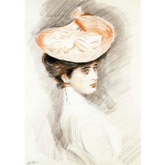 Portrait of a Woman, Madame Helleu Painting Reproduction